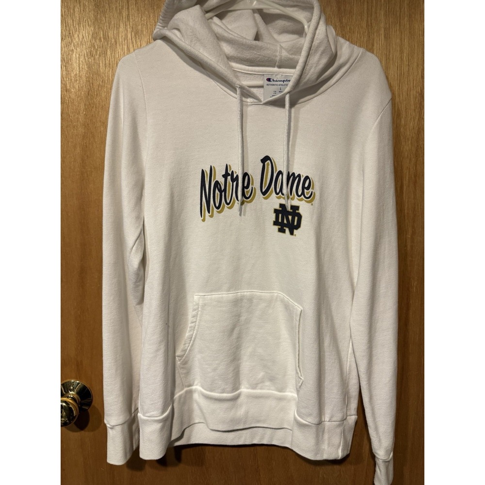 Champion Notre Dame Women's Hoodie Size Large (J)